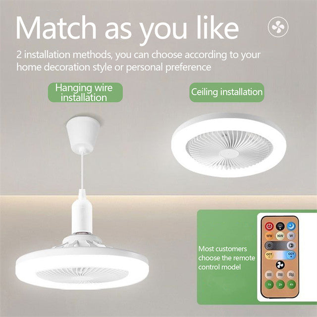 Ventilador con luz LED multifunción – FOCO VENTILADOR