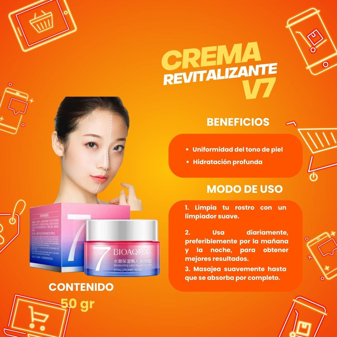 CREMA REVITALIZANTE V7-ACLARADOR MAGICO