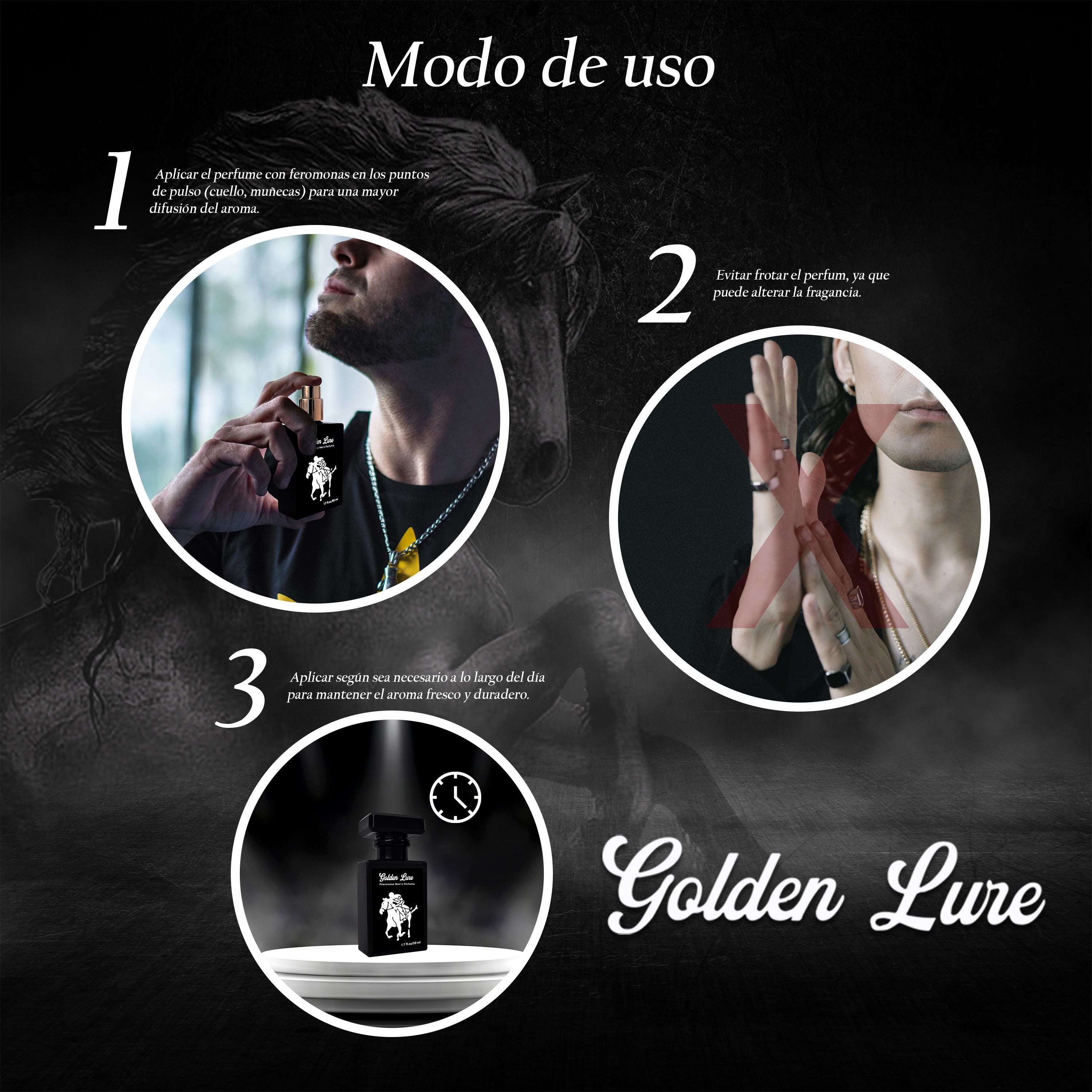 PERFUME con feromonas para HOMBRES