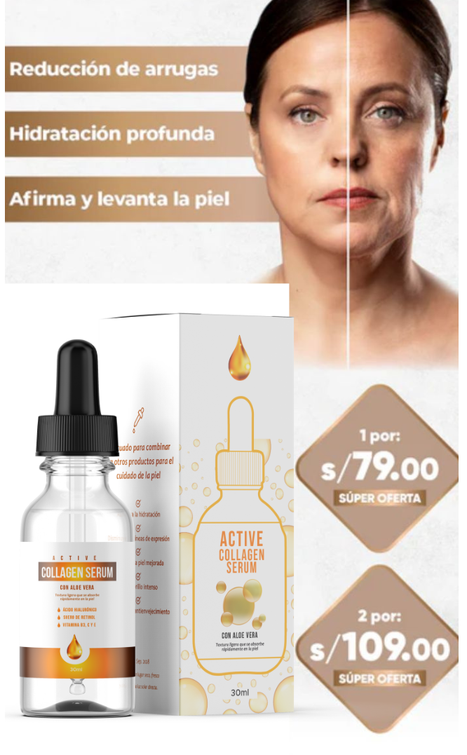 SERUM FACIAL DE COLAGENO-ANTIARRUGAS