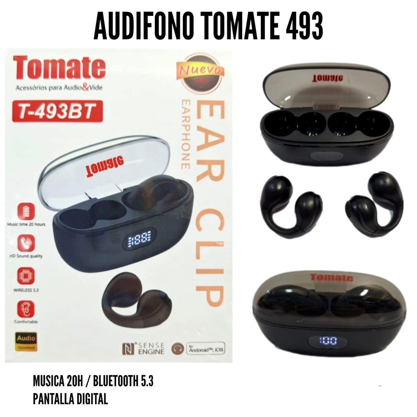 AUDIFONOS EAR CLIP PRO MAX