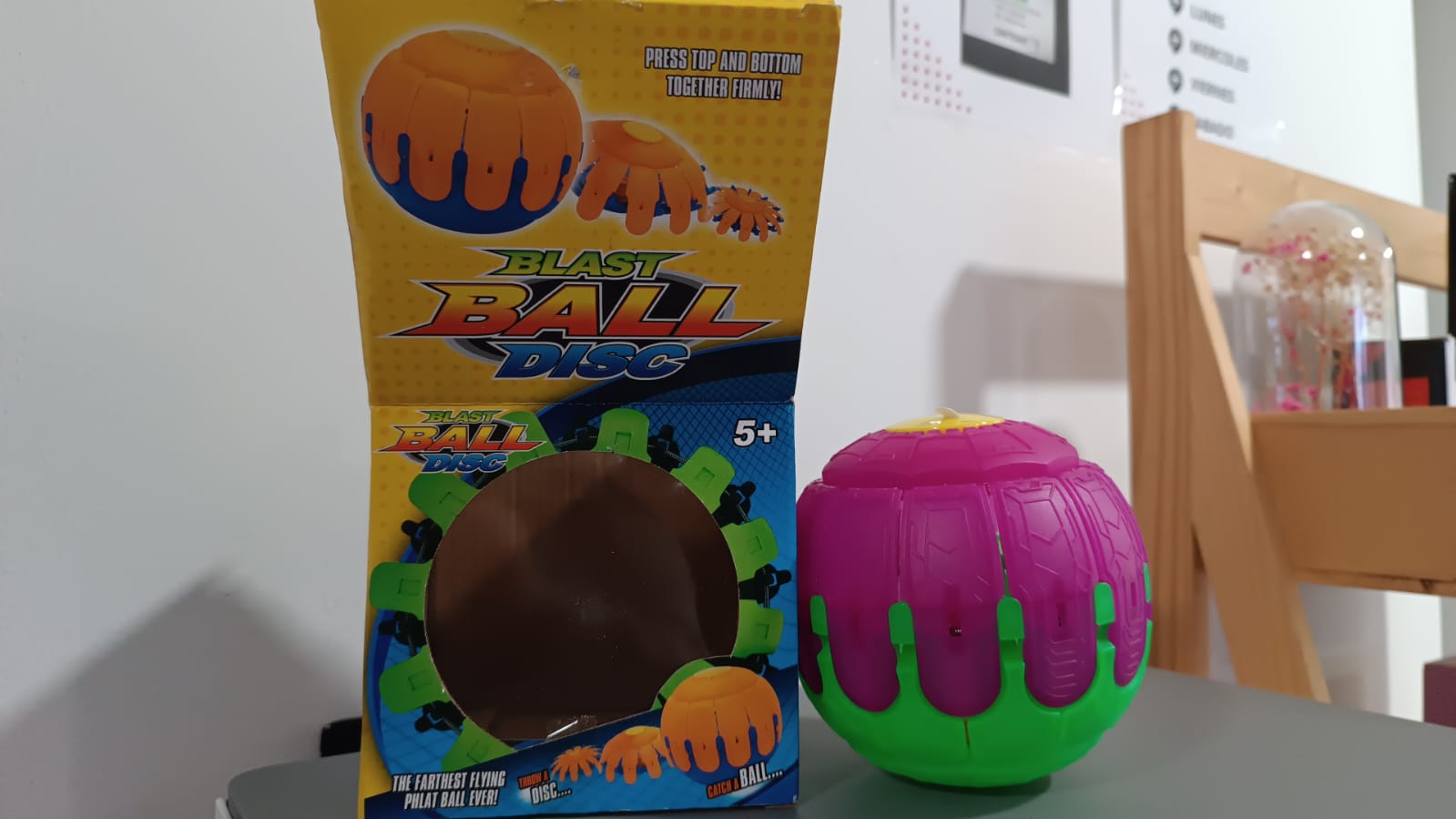 PELOTA MAGICA EN DISCO