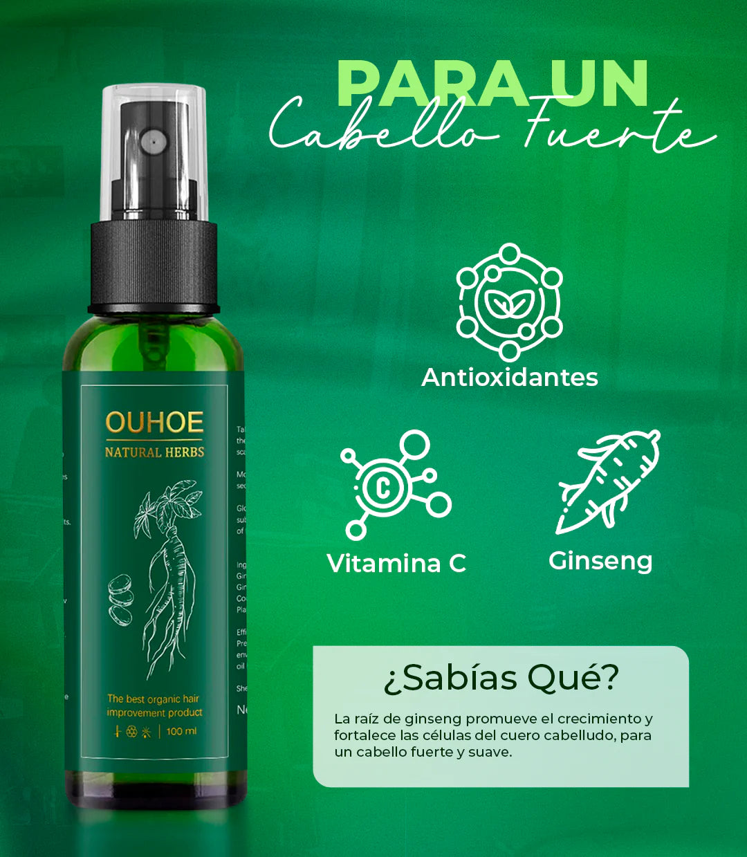 OUHOE-Crecimiento de Cabello